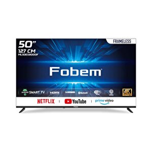 Fobem Ml50es8000f 50” Frameless Ultra Hd Androıd 13 Smart Led Tv