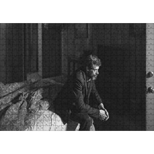 Logan Noir Siya Beyaz Görseli Puzzle Yapboz Mdf Ahşap 500 Parça