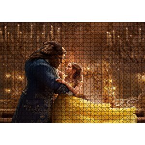 Emma Watson Beauty And The Beast Puzzle Yapboz Mdf Ahşap 1000 Parça