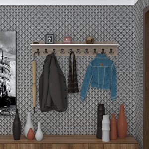 Elbise Askılığı Askılık Vettini120 Crd 20*120*12 Siyah 10 Adet Askı Portmanto