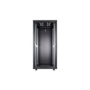 Canovate 32u 800x800mm 19'' Dikili Tip Network Rack Kabinet Siyah 2 Yıl Üretici Garantili