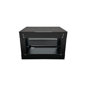 6u 600x600 Mm Duvar Tipi Soho Rack Kabinet Siyah 2 Yıl Üretici Garantili