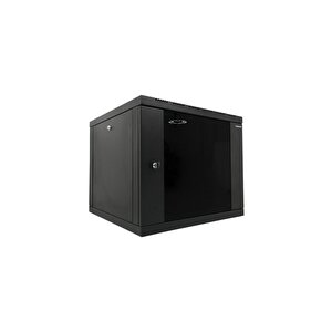 Canovate 9u 19'' 600x600mm Duvar Tipi Kabinet Tek Gövdeli Siyah 2 Yıl Üretici Garantili