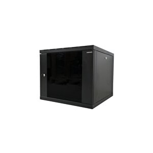 Canovate 9u 19'' 600x600mm Duvar Tipi Kabinet Tek Gövdeli Siyah 2 Yıl Üretici Garantili