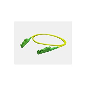 E2000apc/e2000apc Dubleks Single Mode 1mt Patch Cord Sarı