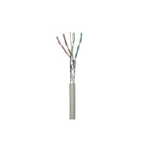 Cat6a F/utp Bakır Lan Veri Kablosu 305mt 23 Awg Gri Pvc