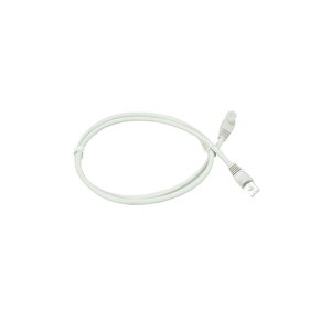 Bakır Patch Kablo Cat6a Utp 1mt Lszh Gri Patch Cord Rj45 Korumasız 2 Yıl Garantili 5 Adet