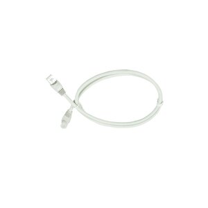 Bakır Patch Kablo Cat6a Utp 1mt Lszh Gri Patch Cord Rj45 Korumasız 2 Yıl Garantili 5 Adet