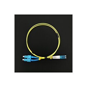 Fiber Optik Patch Kablo Lc-sc Dubleks Sm 1m Patch Cord Sarı 2 Yıl Üretici Garantili 2 Adet