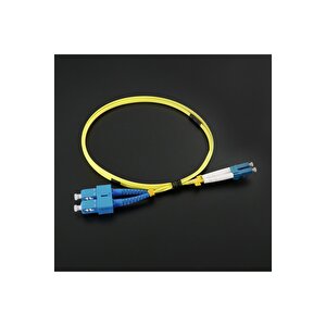 Fiber Optik Patch Kablo Lc-sc Dubleks Sm 1m Patch Cord Sarı 2 Yıl Üretici Garantili 2 Adet