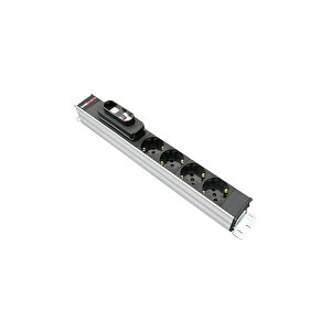 Alman Tipi Schuko Soketli 1u 4'lü Pdu 16a Devre Kesicili Kablosuz