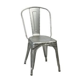 Tolix Sandalye Gri Ms.si135 Beyaz