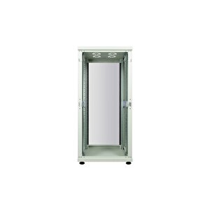 Canovate 26u 600x600mm 19'' Dikili Tip Network Rack Kabinet Gri 2 Yıl Üretici Garantili