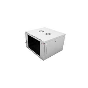 Canovate 9u 19'' 600x560mm Duvar Tipi Kabinet Tek Gövdeli Gri 2 Yıl Üretici Garantili