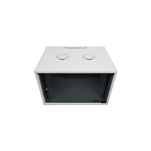 Canovate 9u 545x400 Mm Duvar Tipi Soho Rack Kabinet Gri 2 Yıl Üretici Garantili