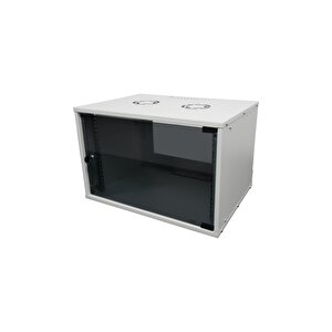 12u 600x600 Mm Duvar Tipi Soho Rack Kabinet Gri 2 Yıl Üretici Garantili