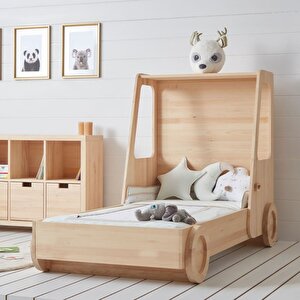 Arabalı Yatak Montessori Yatak Çocuk Ve Bebek Odası Karyola Beşik 90x190 cm