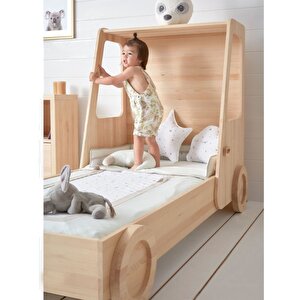 Arabalı Yatak Montessori Yatak Çocuk Ve Bebek Odası Karyola Beşik 90x190 cm