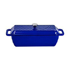 Lava Döküm Ekmek Tenceresi / Terrine Serisi. Ölçü 11x31cm.