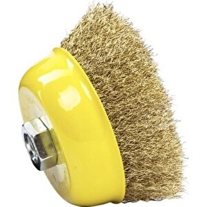 Kupa Saçaklı Tel Çanak Fırça 65 Mm M14