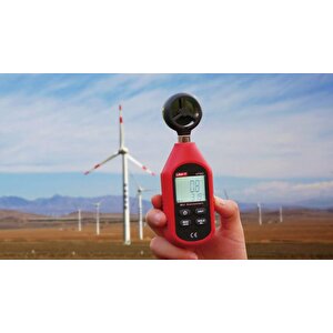 Unit Ut363 Mini Dijital Rüzgar Hızı Ölçer Anemometre 0~30 M/sn  -10~50°c