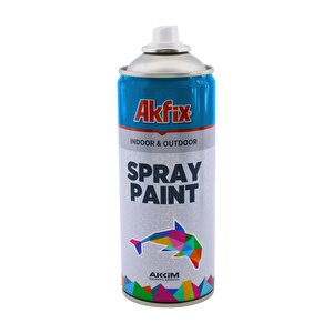 Akfix Kalıcı Akrilik Sprey Boya Parlak Mavi 400 Ml Tasarım Metal Ahşap Plastik Beton Yüzey Boyama