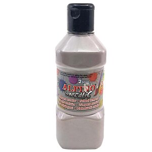 Alpino 250 Ml Şişe Metalik Sulu Boya Gümüş Rengi