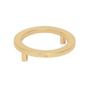 Sabit Halka Kulp 64mm Altın (2 Adet) Gold