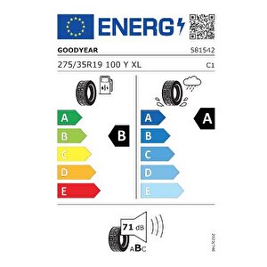 275/35 R19 100y Eagle F1 Asymmetric 6 Xl Fp Oto Yaz Lastiği ( Üretim : 2024 )