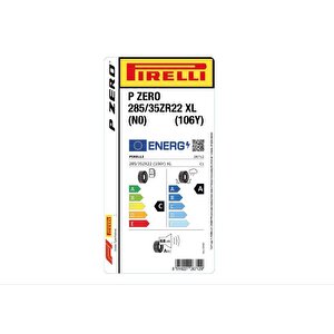 285/35 Zr22 106y Xl P Zero N0 Oto Yaz Lastiği (üretim: 2024)