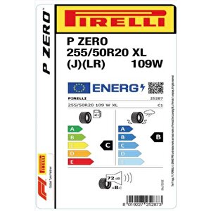 255/50 R20 109w Xl Pzero Jlr Oto Yaz Lastiği (üretim:2023)