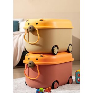 Trail Oyuncak Saklama Kutusu Kiremit 57x39x33 Cm