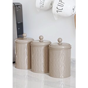 Prizma Çay Şeker Kahve Kavanozu Karamel 1 Lt