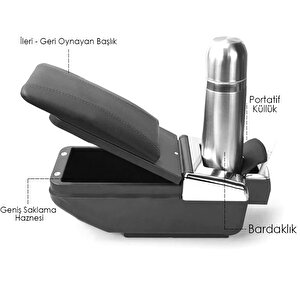 Kolçak Kol Dayama Universal Sürgülü Her Araca Uygun Siyah