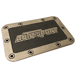 Renault 9 Autosport 18x12 Cm Depo Kapağı Kaplaması Krom