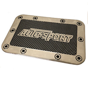 Renault 9 Autosport 18x12 Cm Depo Kapağı Kaplaması Krom