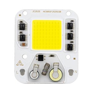 Pm-21364 Projektörler İçi̇n 50 Watt Cob Beyaz Led  (plasti̇ği̇ni̇ Unutma)