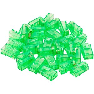 Pm-22703 Rj45 Cat6 8p/8c Yeşi̇l Soket (100lü Paket)