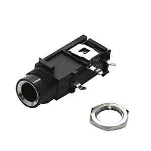 6.3 Mm Gitar Jack Stereo Yatay Şase Ze-1061