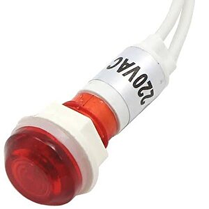 Ic-227 Kablolu Sinyal Lambası Plastik 10 Mm (xd10-6w)