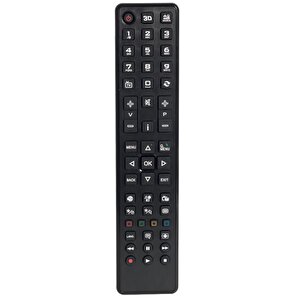 Weko Kl Vestel Ves-203 3dli̇ Kenari Metali̇k Lcd Led Tv  Kumanda (70133=4553)