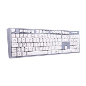 Km-6063 Beyaz/gri Kablosuz Q Multimedia Klavye + Mouse Set