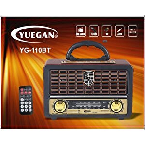 Mv-110bt Usb/sd/fm/bluetooth Destekli̇ Nostalji̇k Radyo
