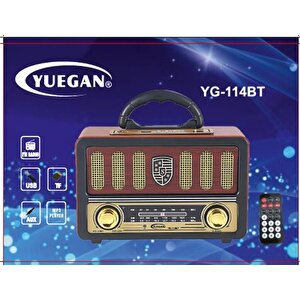 Mv-114bt Usb/sd/fm/bluetooth Destekli̇ Tek Hop Lu Nostalji̇k Radyo