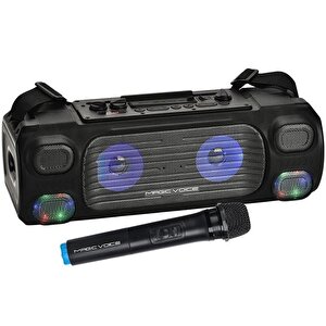 Magicvoice Mv-7001 Vhf El Mikrofonlu Usb-sd-bluetooth Işıklı 40 W Taşınabilir Şarjlı Seyyar Anfi