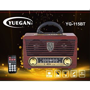 Mv-115bt Usb/sd/fm/bluetooth Destekli̇ Nostalji̇k Radyo
