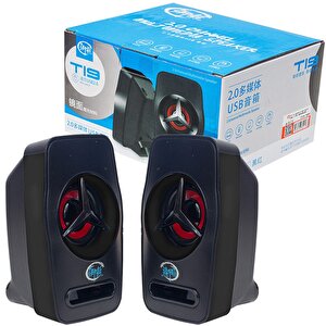 T-19 1+1 Usb Pc Mi̇ni̇ Hoparlör - Speaker (2*3 Watt - 4 Ohm)