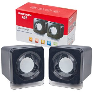 A-06 1+1 Usb Mi̇ni̇ Hoparlör - Speaker (2*3 Watt - 4 Ohm)