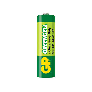 Gp Batteries 15g Greencell R6p/1215/aa Kalem Pil, 1.5 Volt, 12'li Paket
