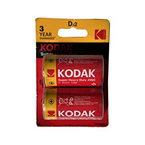 Kodak Super Heavy Duty D Boy (r20) Pi̇l (2li̇ Paket)